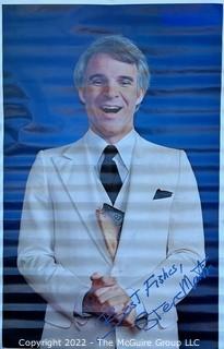 1980's Celebrity Rolled Poster of Steve Martin  22 x 34"