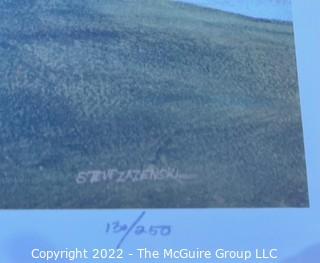 (2) Double Signed and Numbered Ruralscapes by Steve Zazenski. Each 15 x 17"