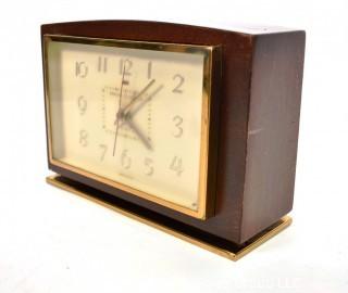 Mid Century Modern General Electric Telechron Clock Model 7HA188. No cord.  