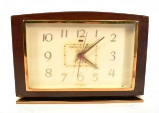 Mid Century Modern General Electric Telechron Clock Model 7HA188. No cord.  