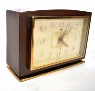 Mid Century Modern General Electric Telechron Clock Model 7HA188. No cord.  