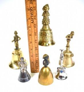 Six (6) Brass Bells 