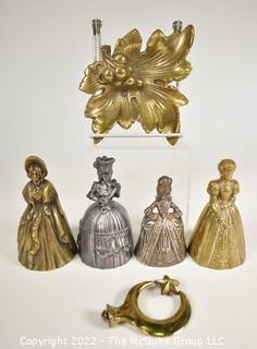 Four (4) Brass Bells and Decorative Items