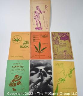 Seven (7) Paperback Booklets on the Growing of Marijuana and Cannabis 