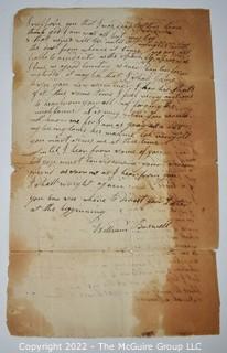 1830 Hand Written Letter From Upper Canada Dated Feb 17, 1830 with Buffalo NY cancellation