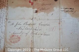 1830 Hand Written Letter From Upper Canada Dated Feb 17, 1830 with Buffalo NY cancellation