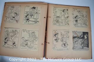 Scrap book of newspaper comic clippings - Peanuts - Family Circle, etyc