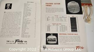 Vintage Marketing Items: J. E. Frick twine and cordage