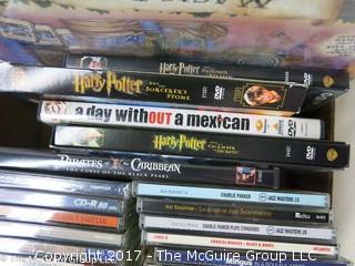 Large Assortment of CD's and DVD's 