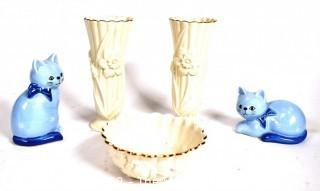 Group of Porcelain and Lenox Vases and Decorative Items. 