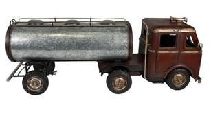 Artisan Made Large Scale Tanker Truck with Articulated Doors. Note: Business card in photo for size perspective) 33L X 10W X 12T 