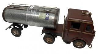 Artisan Made Large Scale Tanker Truck with Articulated Doors. Note: Business card in photo for size perspective) 33L X 10W X 12T 