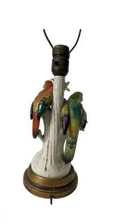 Porcelain Parakeet Table Lamp