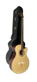 Jasmine ES 50C Acoustic Electric Bass in a TKL Lined Hard Carrying Case