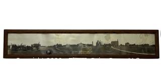 Vintage panoramic photo of the South Dakota State College at Brookings, SD circa 1890's