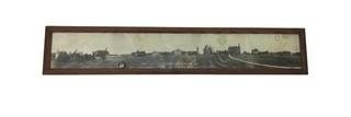 Vintage panoramic photo of the South Dakota State College at Brookings, SD circa 1890's