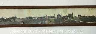 Vintage panoramic photo of the South Dakota State College at Brookings, SD circa 1890's