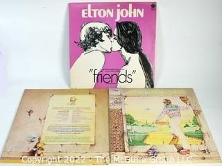 Vinyl record LP albums:   Selection of Elton John titles