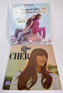 Vinyl record LP albums:   Selection of Sonny & Cher titles