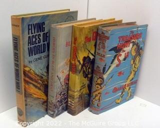 Vintage Boy's Adventure books: Four titles historical themes - Flying Aces