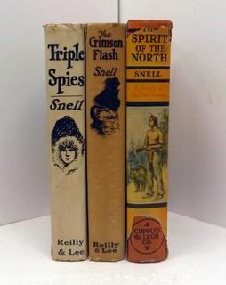 Vintage Boy's Adventure books: Three titles various themes by Roy J. Snell w/dust jackets