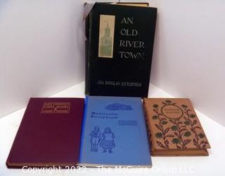 Vintage Historical books: Four titles historical themes - Tillyloss Scandal - Old River Town - Hawthorn