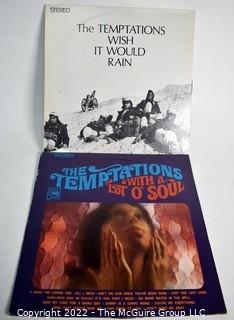 Vinyl record LP albums:   Selection of The Temptations titles