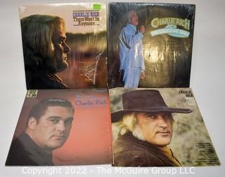 Vinyl record LP albums:   Selection of Charlie Rich titles