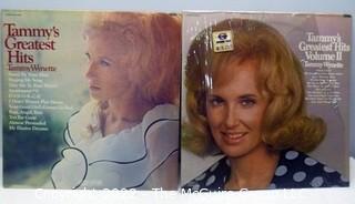 Vinyl record LP albums:   Selection of Tammy Wynette titles