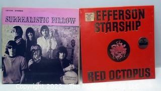 Vinyl record LP albums:   Selection of Jefferson Airplane/Starship titles