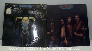 Vinyl record LP albums:   Selection of Eagles titles