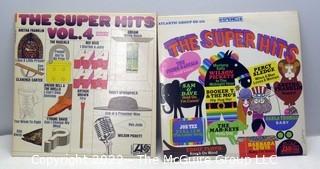 Vinyl record LP albums:   Selection of "Super Hits" titles