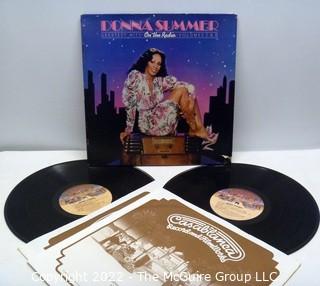 Vinyl record LP albums:   Selection of pop titles: Tom Jones and Donna Summers (w/poster)