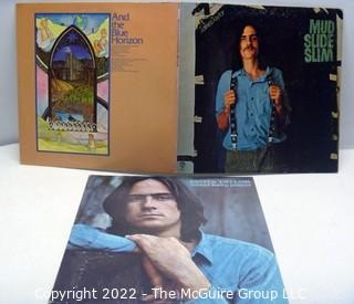 Vinyl record LP albums:   Selection of James Taylor titles