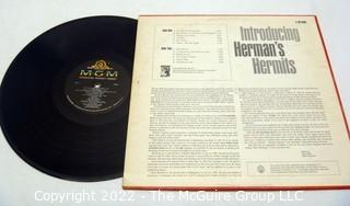 Vinyl record LP albums:   Selection of 60's pop/folk titles: Herman's Hermits (1st) & Mickey and Sylvia