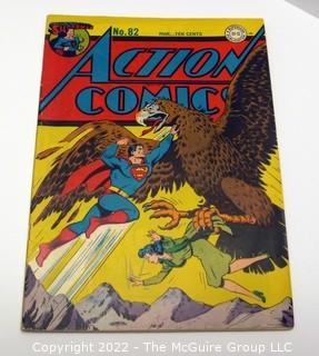 Vintage Golden Age Comic Book: Action Comics #82 March 1945 Very good mid-grade + condition.