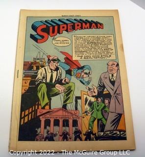 Vintage Golden Age Comic Book: World's Finest Comics #12 Dec 1943 Very good mid-grade + condition.