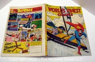 Vintage Golden Age Comic Book: World's Finest Comics #12 Dec 1943 Very good mid-grade + condition.