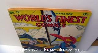 Vintage Golden Age Comic Book: World's Finest Comics #12 Dec 1943 Very good mid-grade + condition.