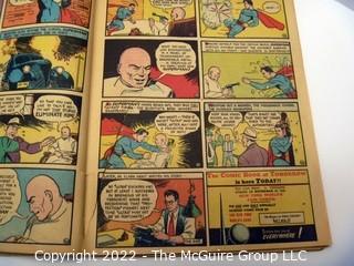 Vintage Golden Age Comic Book: Action Comics #17 1943 no cover, otherwise complete, poor-grade condition.