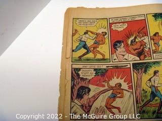 Vintage Golden Age Comic Book: Action Comics #17 1943 no cover, otherwise complete, poor-grade condition.