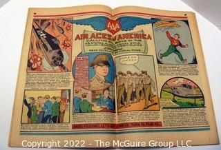 Vintage Golden Age Comic Book: Vol. 2 No. 8 March 1945 "Air Ace"