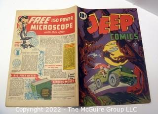 Vintage Golden Age Comic Book: Jeep Vol. 1, No. 1, Winter 1944 (I am not Groot!)