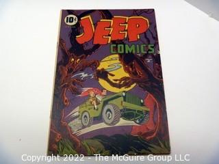 Vintage Golden Age Comic Book: Jeep Vol. 1, No. 1, Winter 1944 (I am not Groot!)