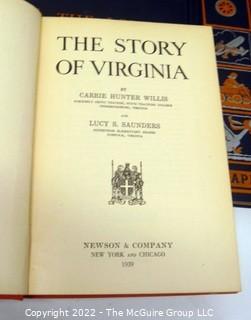 Vintage Boy's Adventure books: Five titles  historical themes - Virginia