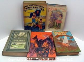 Vintage Children's Adventure books: Five titles  historical themes - Rebecca Poe Sawyer