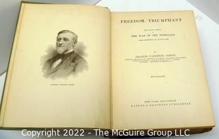 Vintage history books: Three titles  historical themes - Charles Carelton  Coffin 1900's