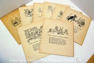 Selection of Eight Early Children's story books (1939) Platt & Munk A-H Uncle Wiggily Series