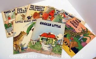 Selection of Eight Early Children's story books (1932) Platt & Munk A-H Little Black Sambo