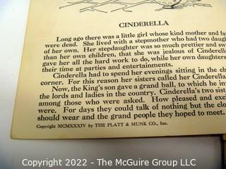 Selection of Six Early Children's story books (1934) Platt & Munk A, B, C, D, E, G Classics